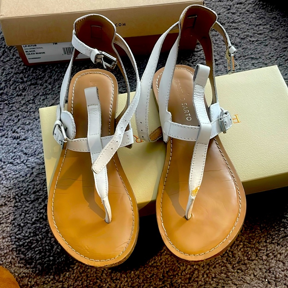 Franco Sarto Javan white Lea 7.5
